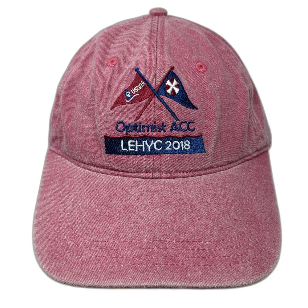 Authentic Pigment Baseball Cap Red One Size Optimist ACC LEHYC 2018 Sailing Hat